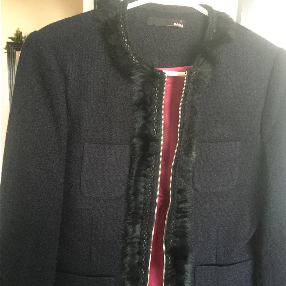 Black Zippered Blazer